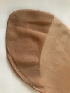 Verstärkte Strumpfspitze echter Nylons