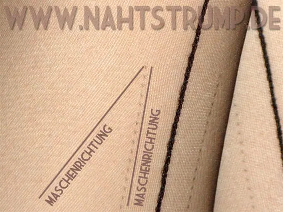 Minderungsmuster bei echten Nahtnylons